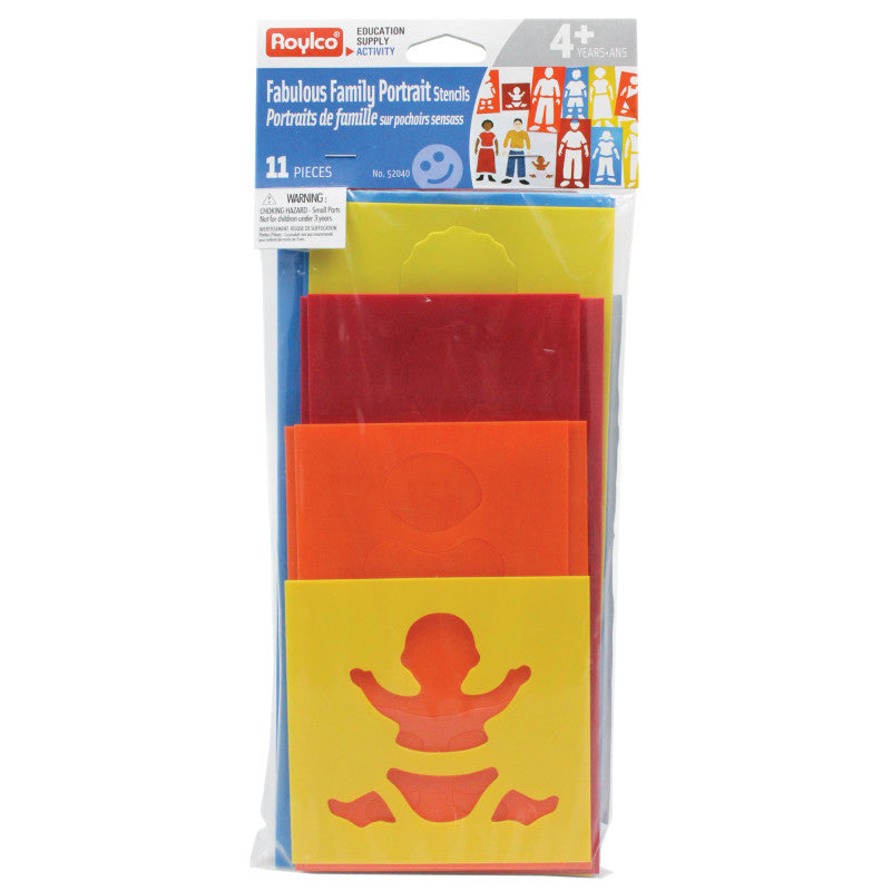 ROYLCO - Fabulous Family Portrait Stencils