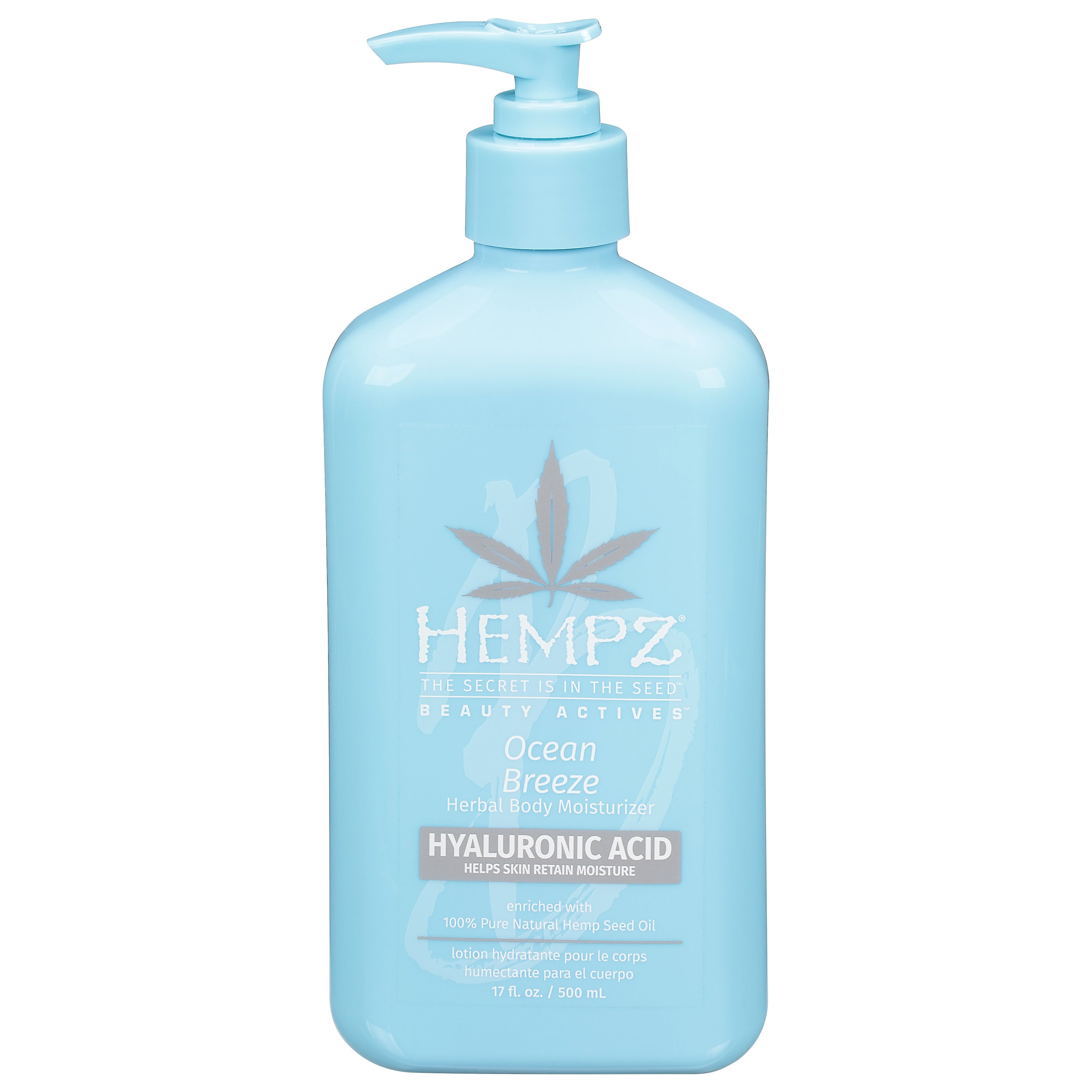 Hempz Herbal Ocean Breeze Body Moisturizer 17 fl oz - Case of 1