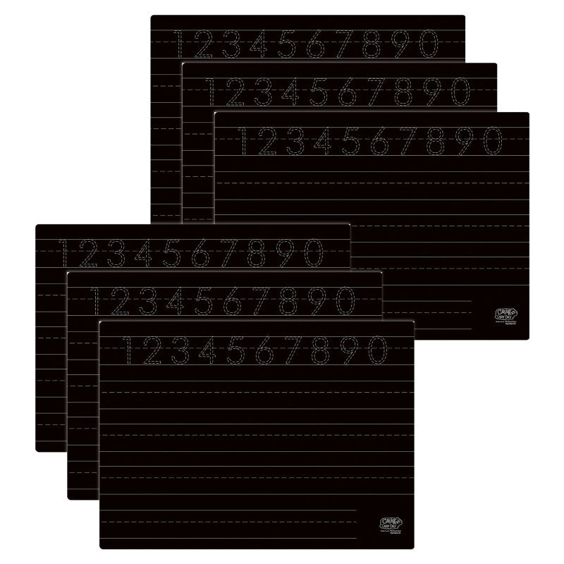 THE PENCIL GRIP - Activity Playmat - Numbers & Shapes (2-Sided), Pack of 6