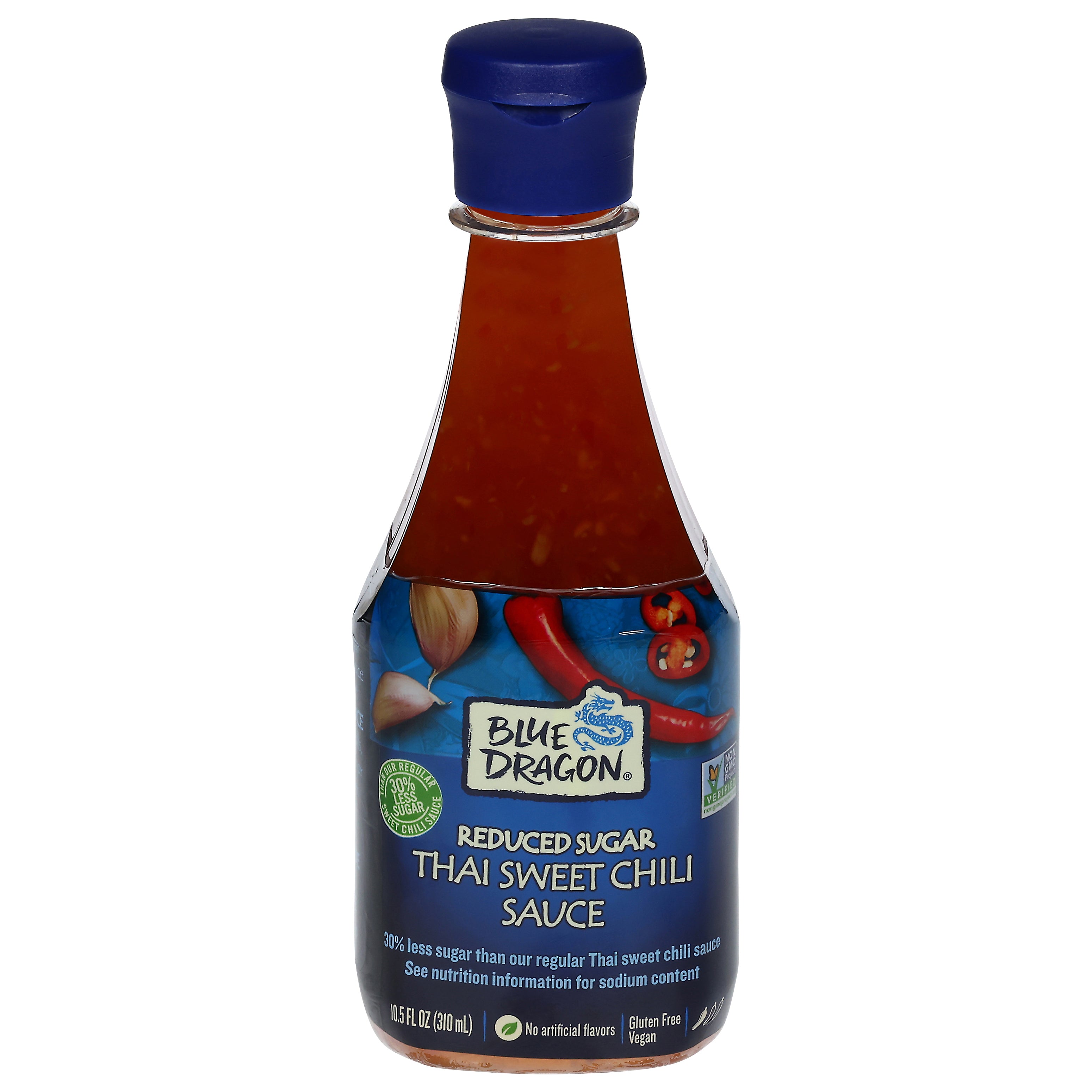 Blue Dragon Reduced Sugar Thai Sweet Chili Sauce 10.5 fl oz - Case of 6