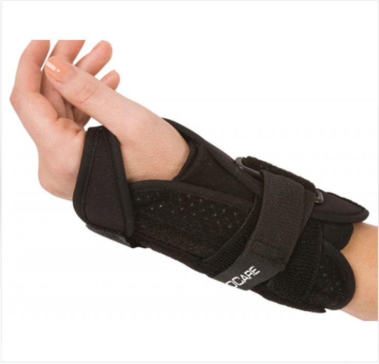 DJO - Wrist Brace ProCare® Quick-Fit® Felt / Nylon Right Hand Black One Size Fits Most [1/EA]