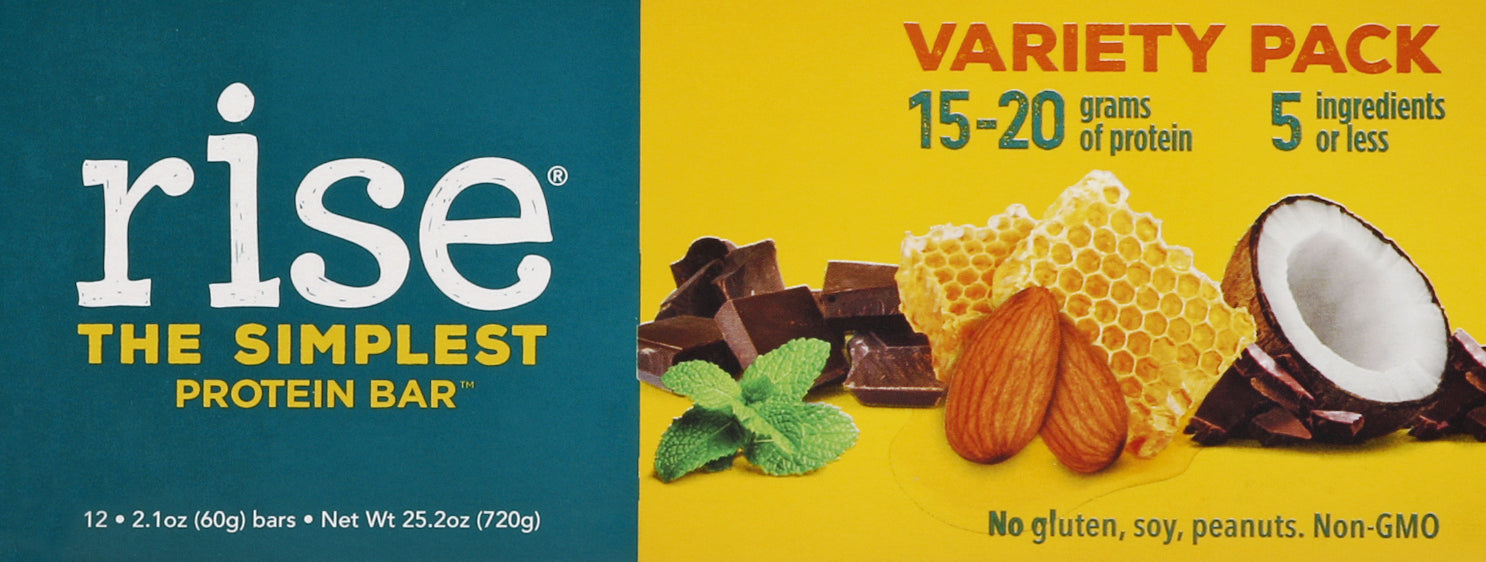 Rise Protein Bar 12 ea - Case of 12