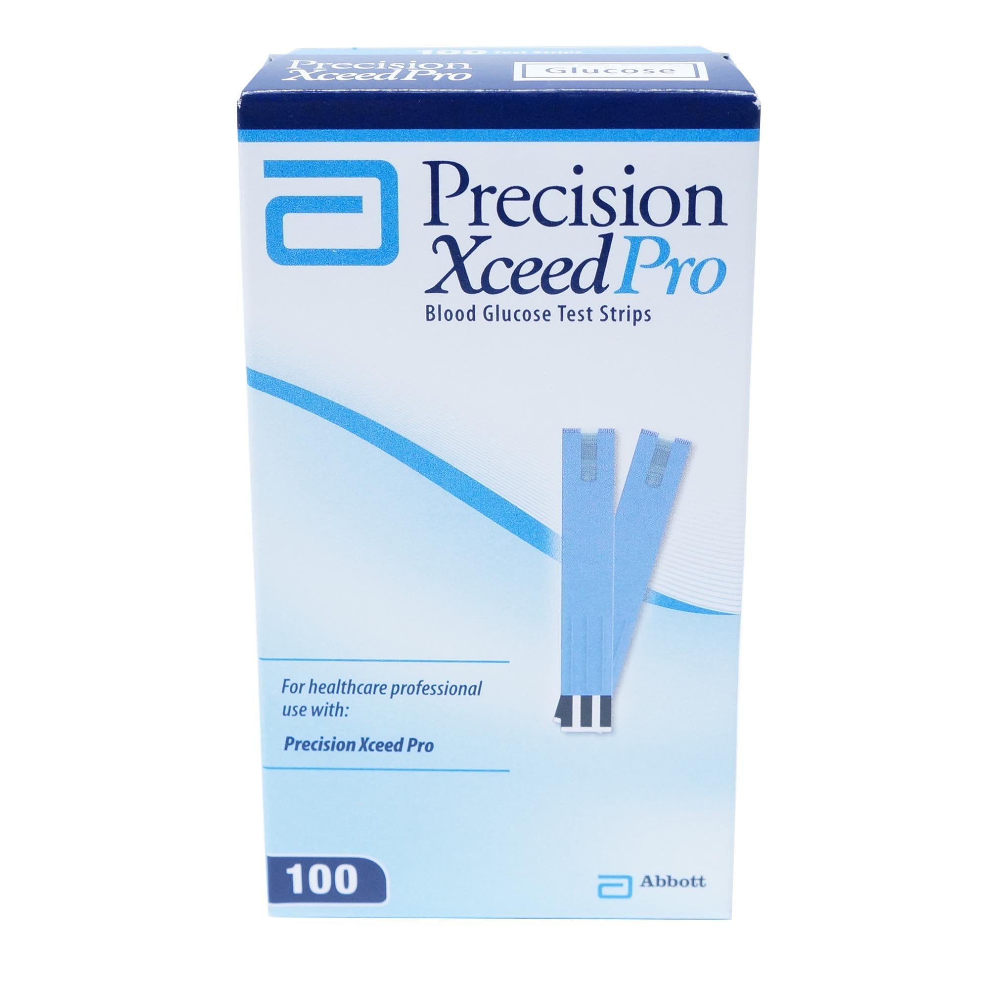 Abbott - Blood Ketone Test Strips Precision Xceed Pro™ 100 Strips per Pack [100/BX]