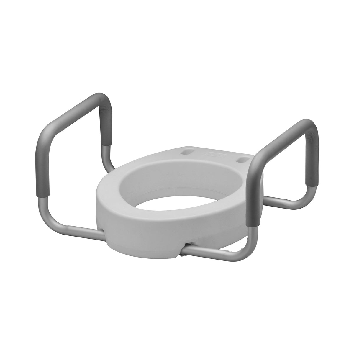 Nova Ortho-Med - Raised Toilet Seat with Arms Nova 3-1/2 Inch Height White 300 lbs. Weight Capacity [1/EA]