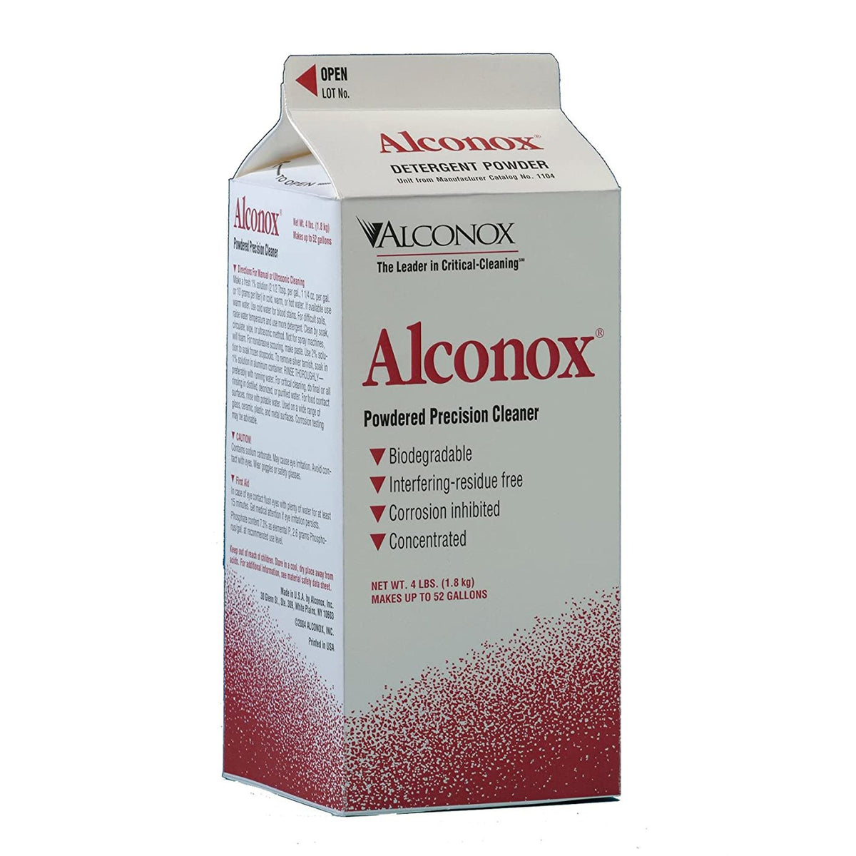 Alconox - Instrument Detergent Alconox® Powder Concentrate 4 lbs. Carton Unscented [1/EA]