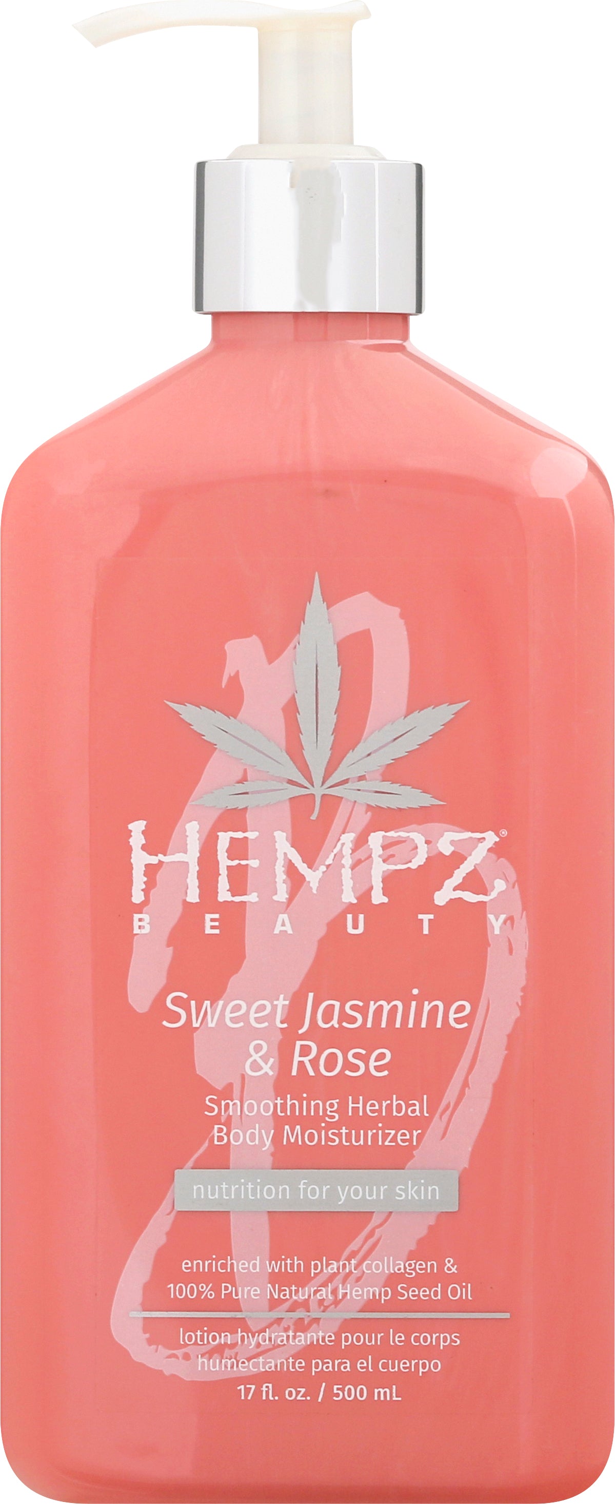 Hempz Beauty Sweet Jasmine & Rose Body Moisturizer 17 oz - Case of 3