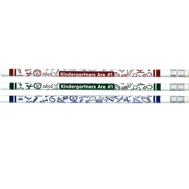 MOON PRODUCTS - Kindergartners Are #1 Pencils, 12 Per Pack, 12 Packs (JRM7860B-12)