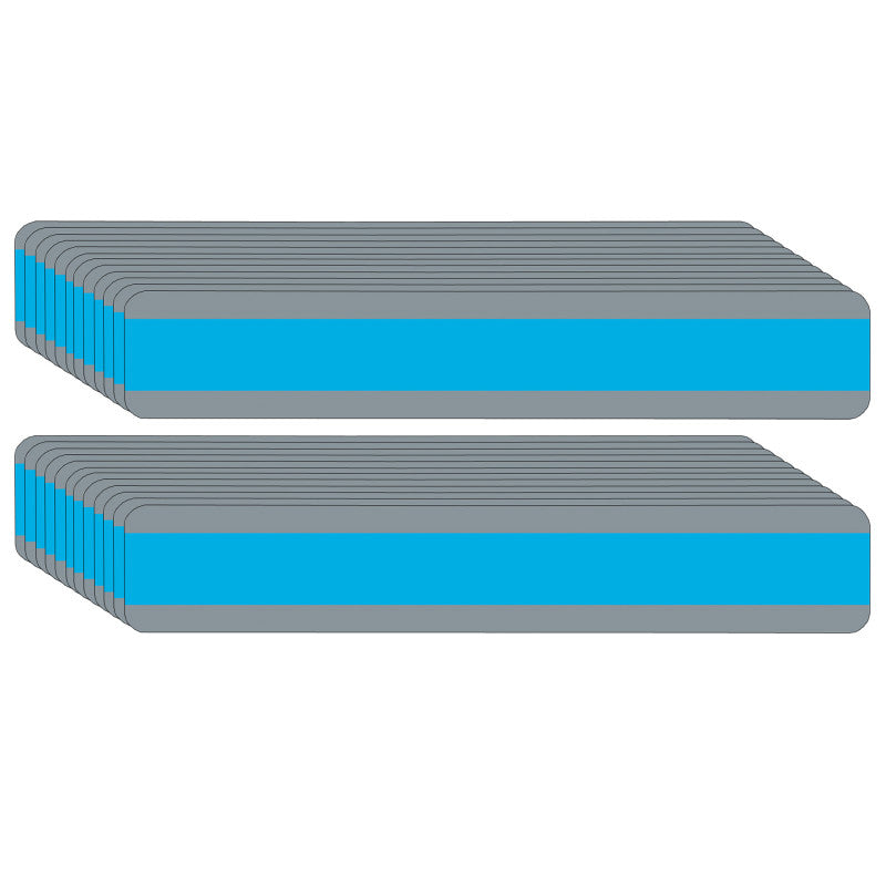 ASHLEY PRODUCTIONS - Double Wide Sentence Strip Reading Guide, 1-1/4" x 7-1/4", Blue, Pack of 24