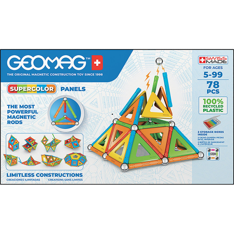 GEOMAG - Supercolor Recycled, 78 Pieces