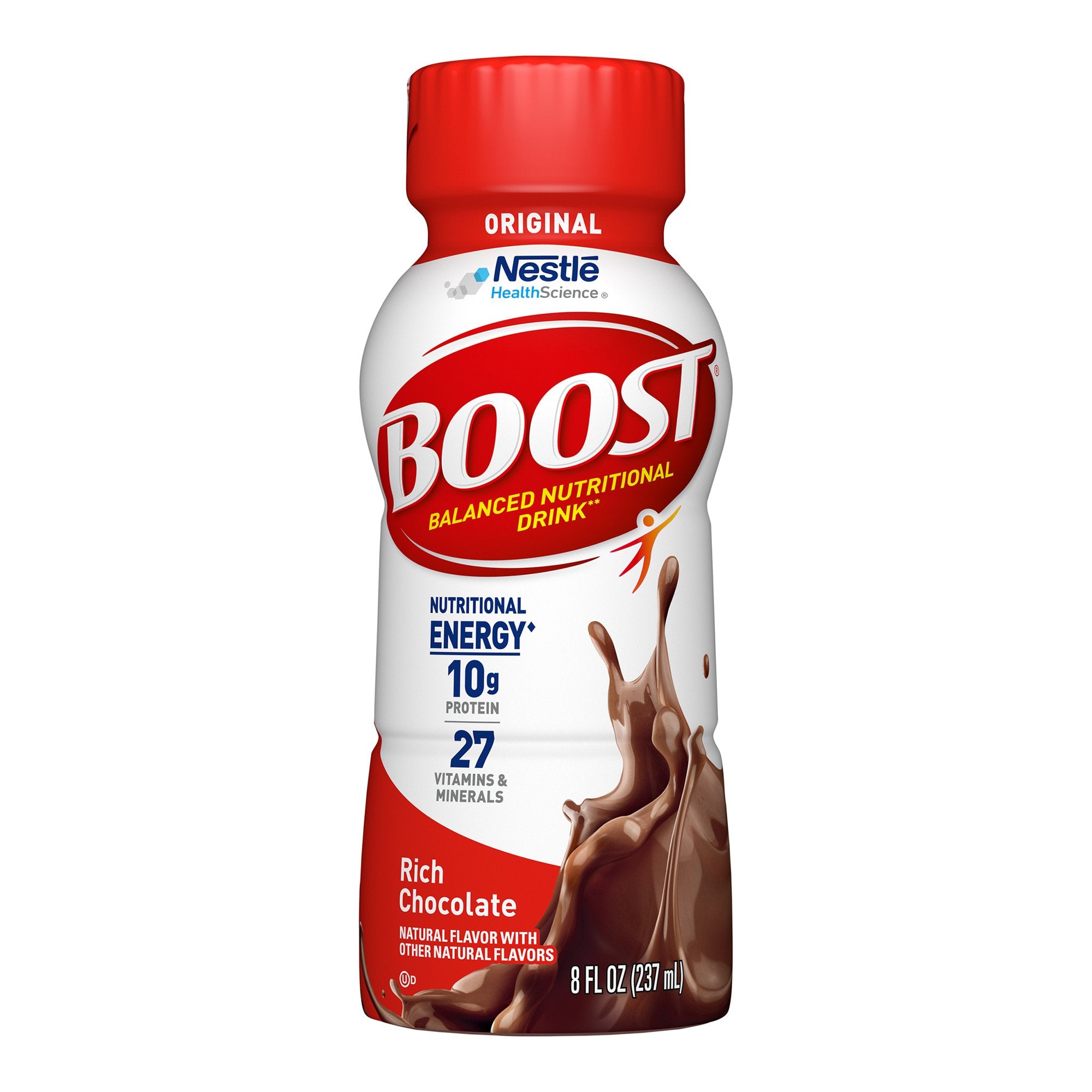 Nestle Healthcare Nutrition - Oral Supplement Boost® Original Chocolate Flavor Liquid 8 oz. Bottle [24/CS]