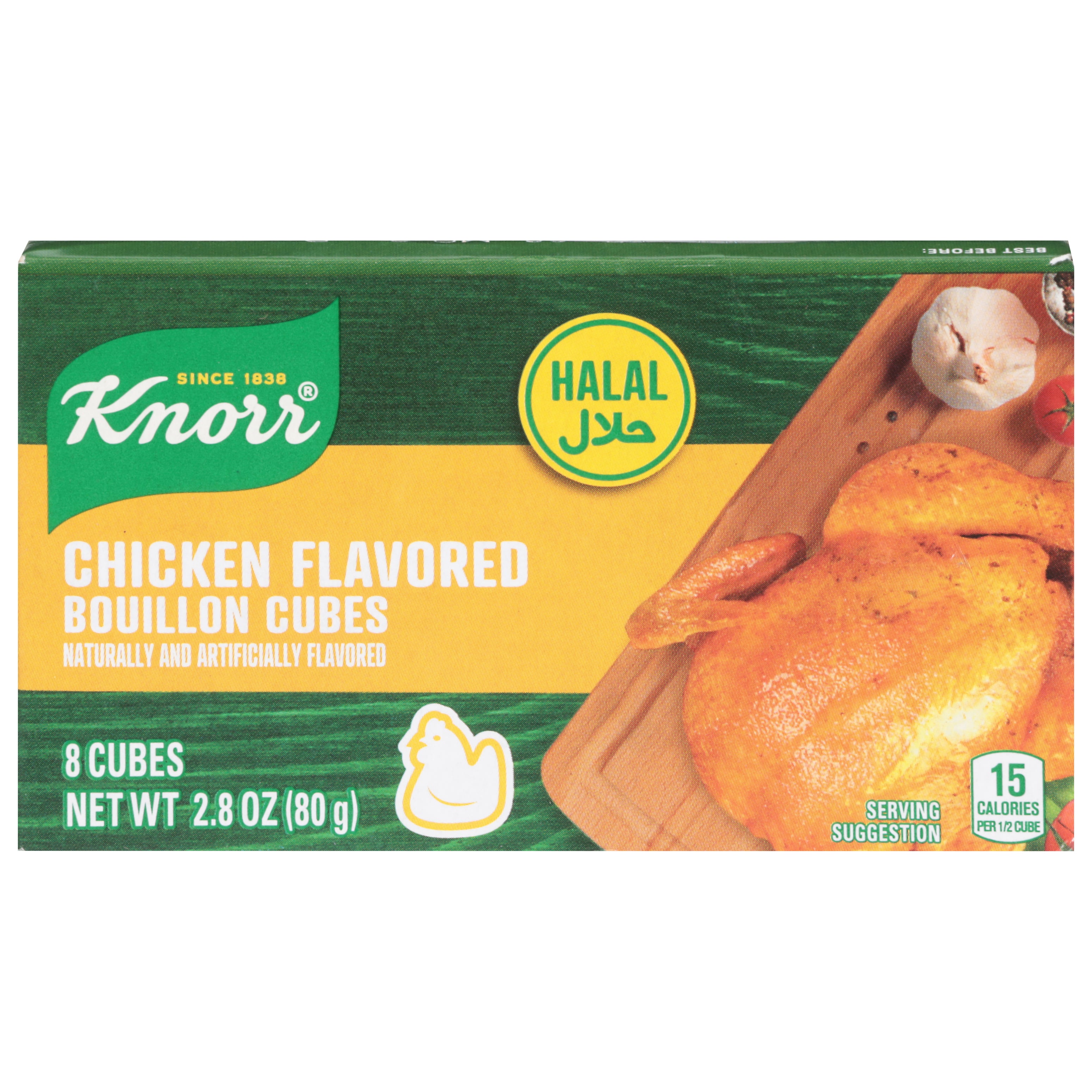 Knorr Chicken Flavored Bouillon Cubes 8 ea - Case of 24