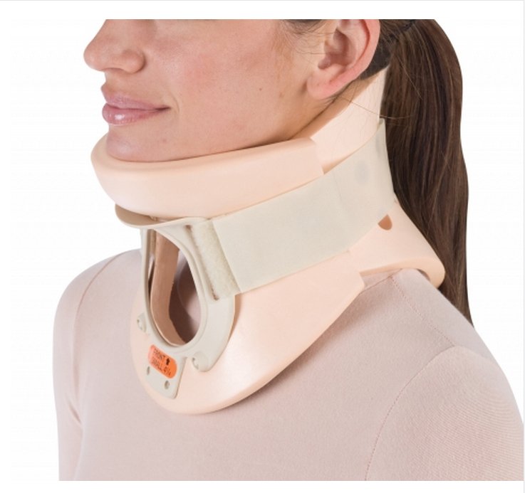 DJO - Rigid Cervical Collar ProCare® California Preformed Adult Medium Two-Piece / Trachea Opening 4-1/4 Inch Height 13 to 16 Inch Neck Circumference [1/EA]