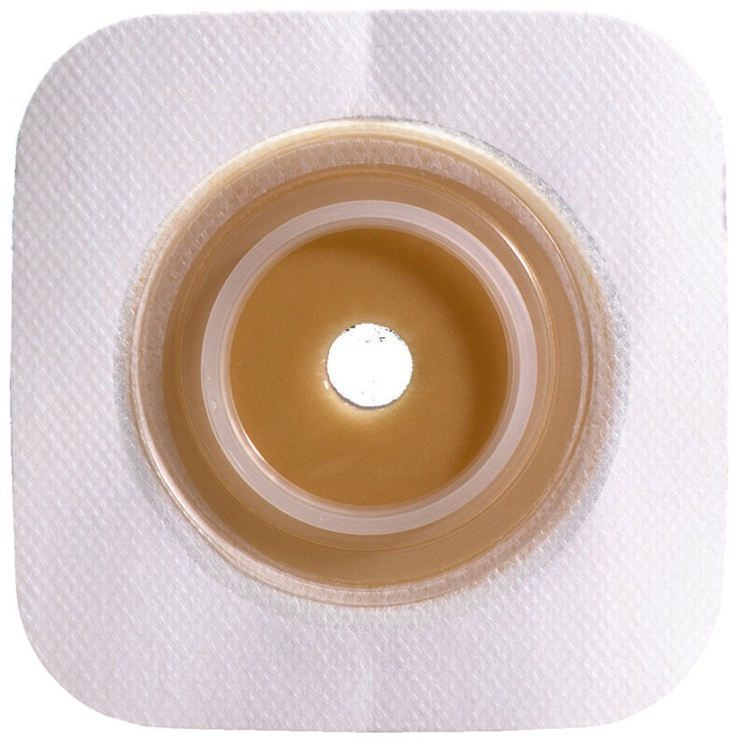 ConvaTec - Ostomy Barrier Sur-Fit Natura® Flex Precut, Standard Wear Stomahesive® Adhesive 57 mm Flange Sur-Fit® Natura® System Hydrocolloid 1-3/4 Inch Opening 5 X 5 Inch [10/BX]