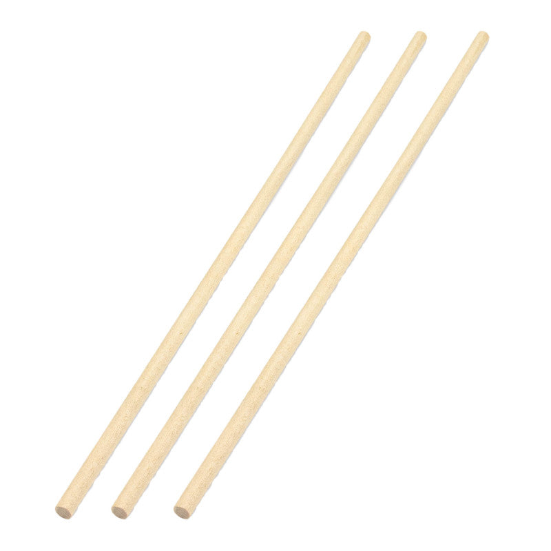 HYGLOSS - Wood Dowels, 1/4", 25 Per Pack, 3 Packs