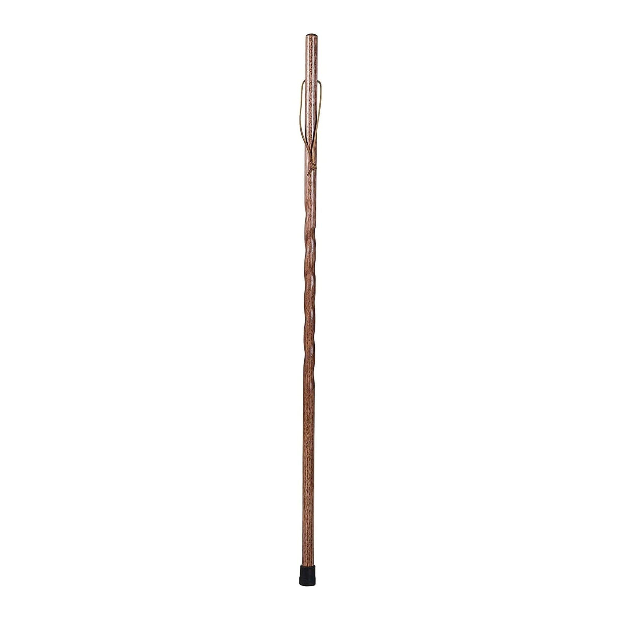 Mabis Healthcare - Walking Stick Brazos™ Twisted Backpacker Wood 58 Inch Height Red Oak [1/EA]
