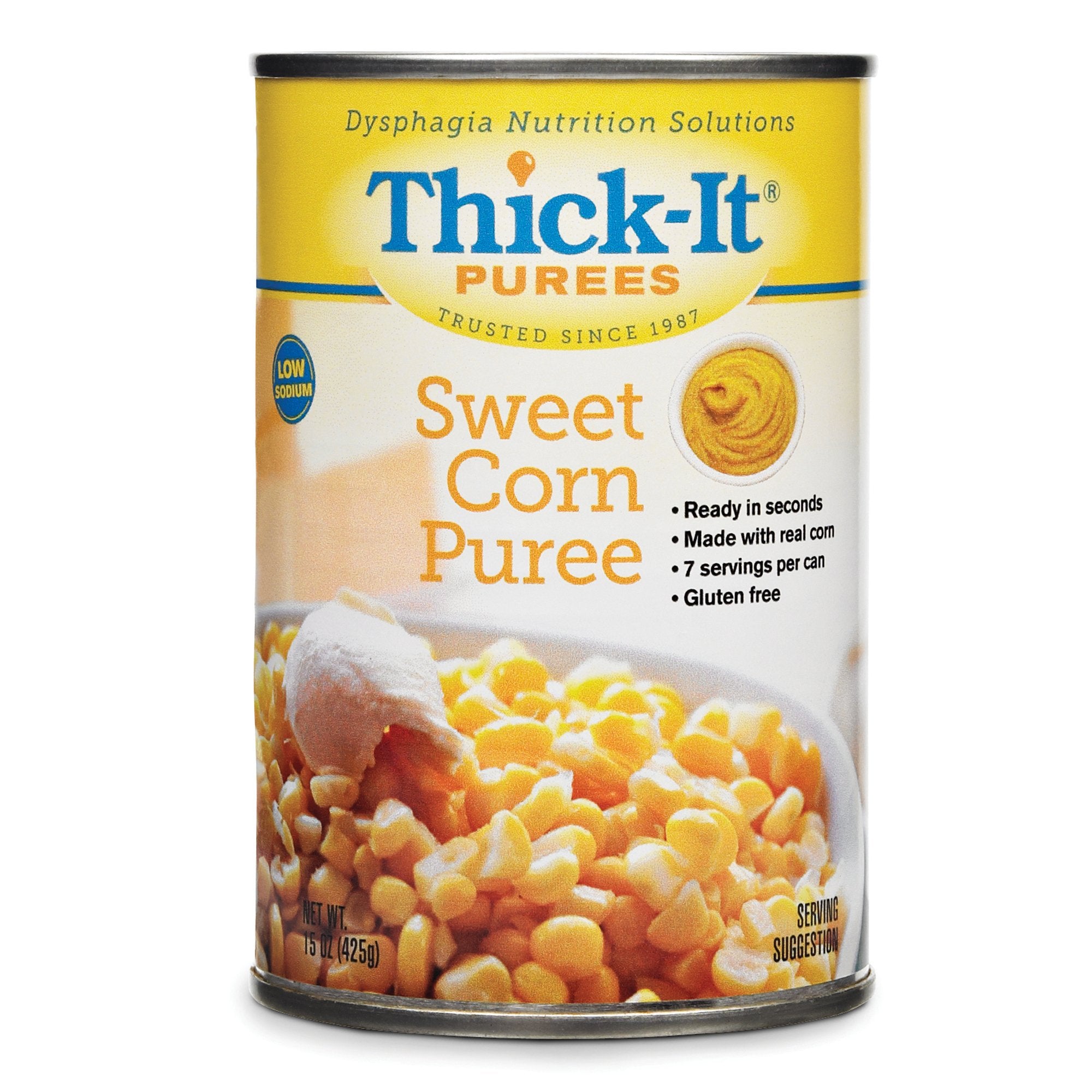 Kent Precision Foods - Thickened Food Thick-It® 15 oz. Can Sweet Corn Flavor Puree IDDSI Level 4 Extremely Thick/Pureed [1/EA]