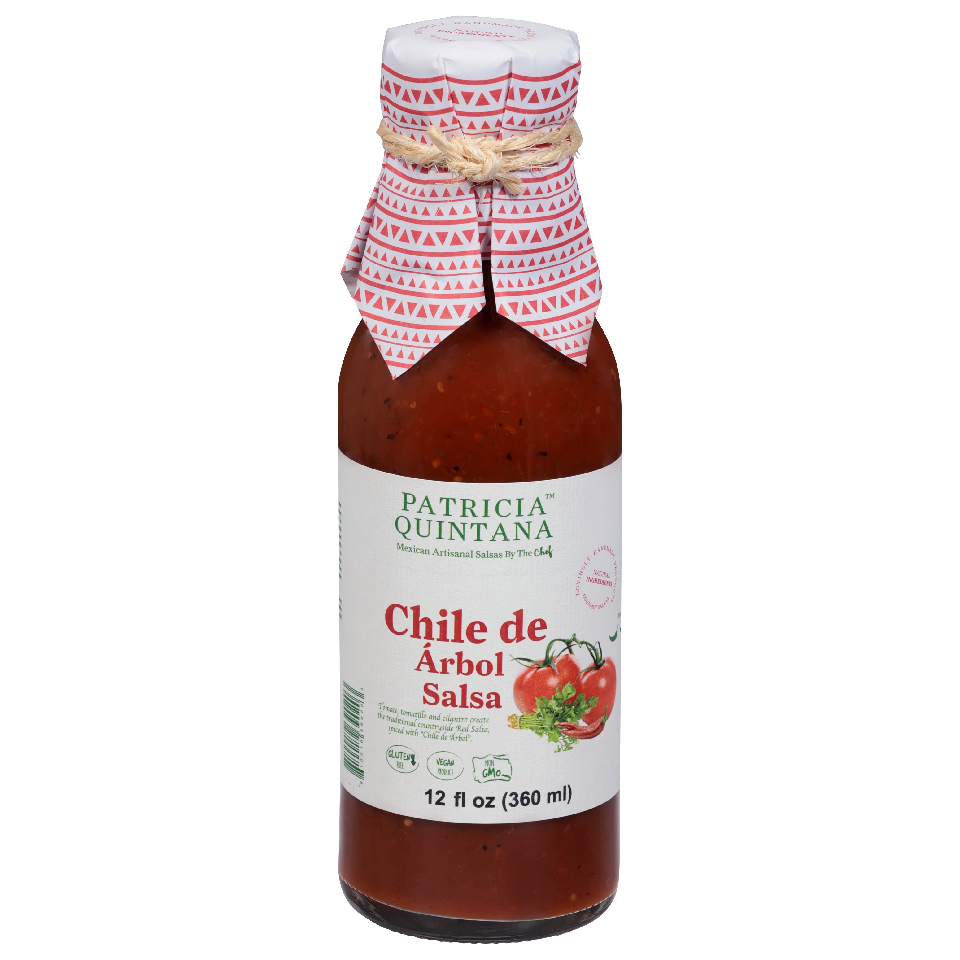 Patricia Quintana Extremely Hot Chile De Arbol Salsa 12 fl oz - Case of 6