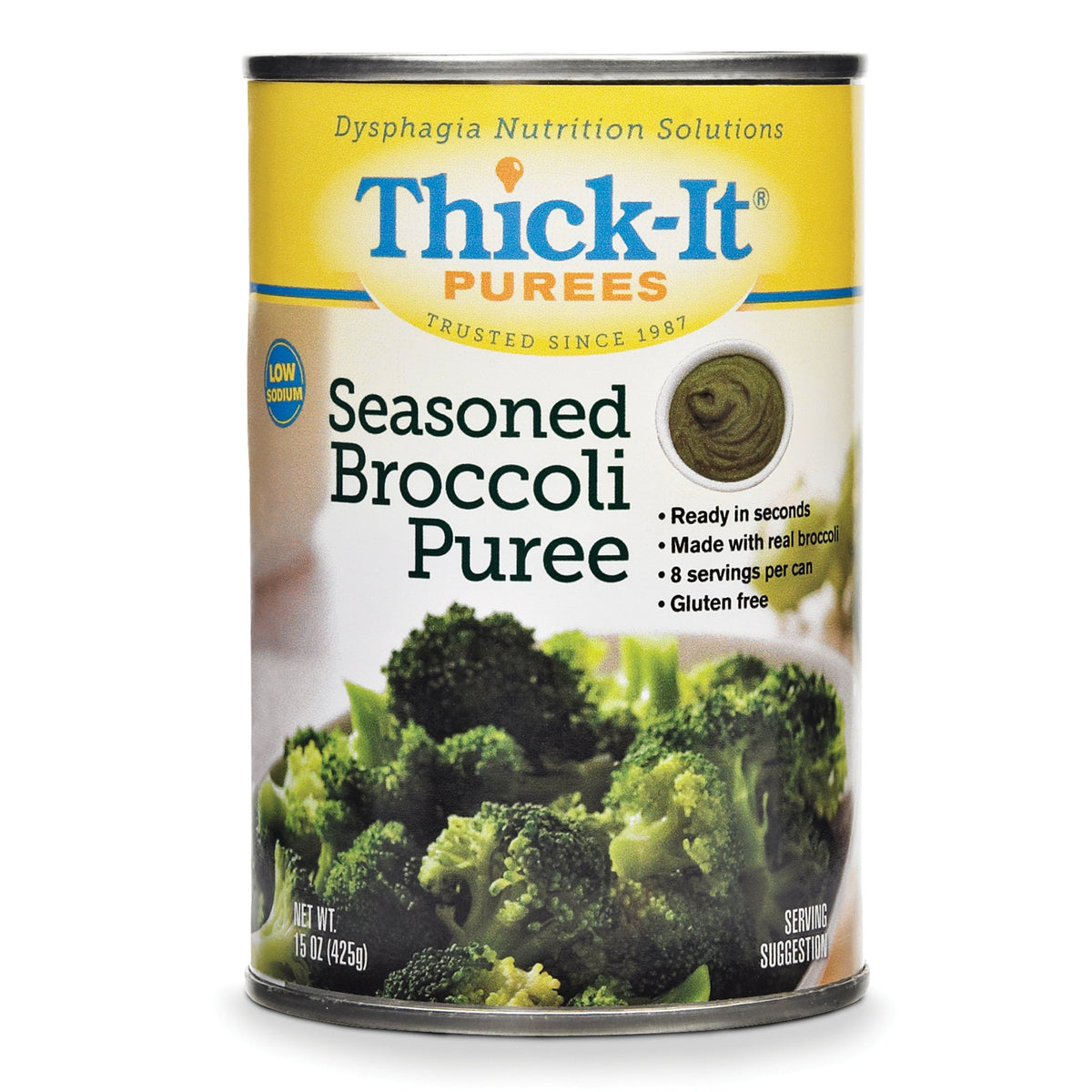 Kent Precision Foods - Thickened Food Thick-It® 15 oz. Can Broccoli Flavor Puree IDDSI Level 4 Extremely Thick/Pureed [1/EA]