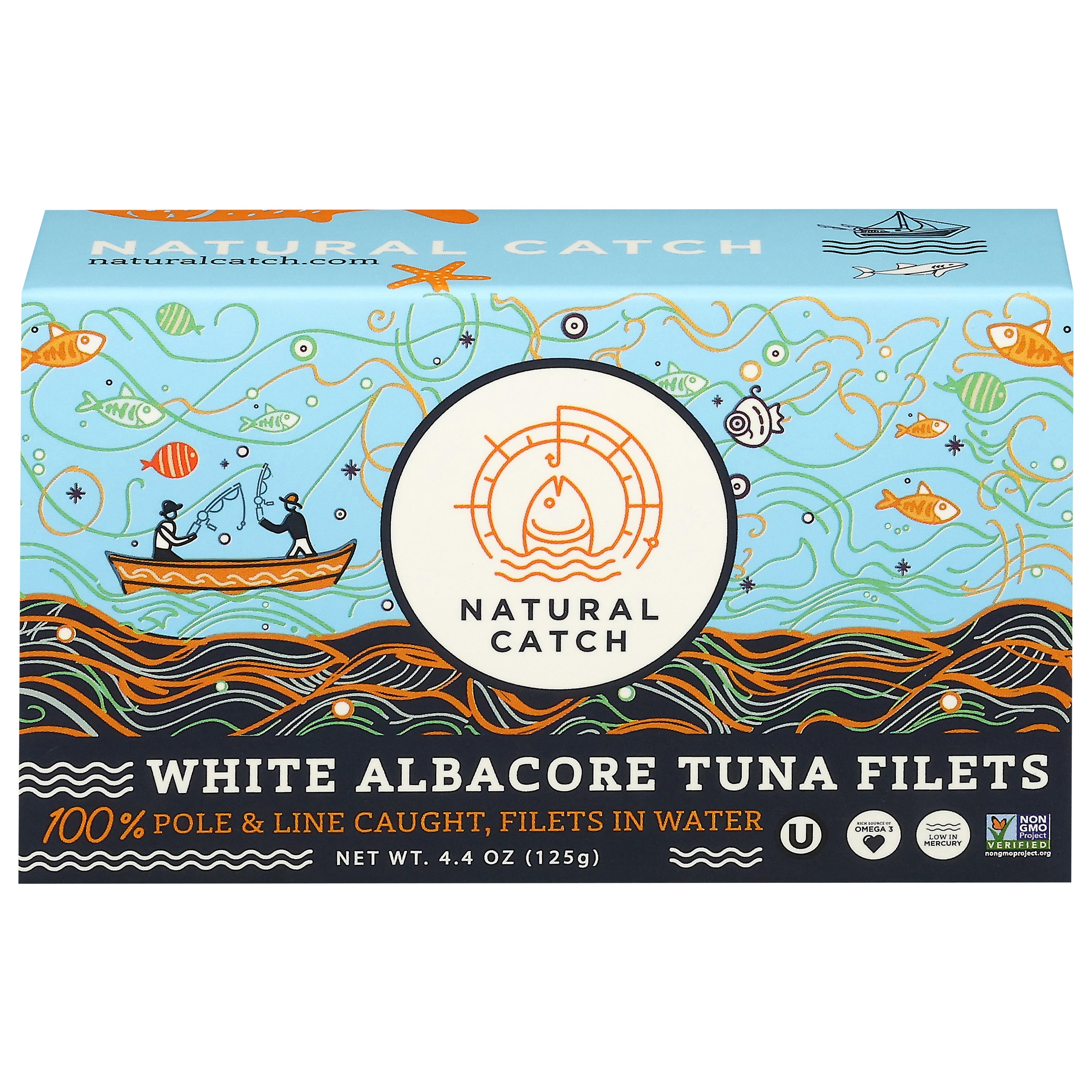 Natural Catch White Albacore Tune Filets 4.4 oz - Case of 12