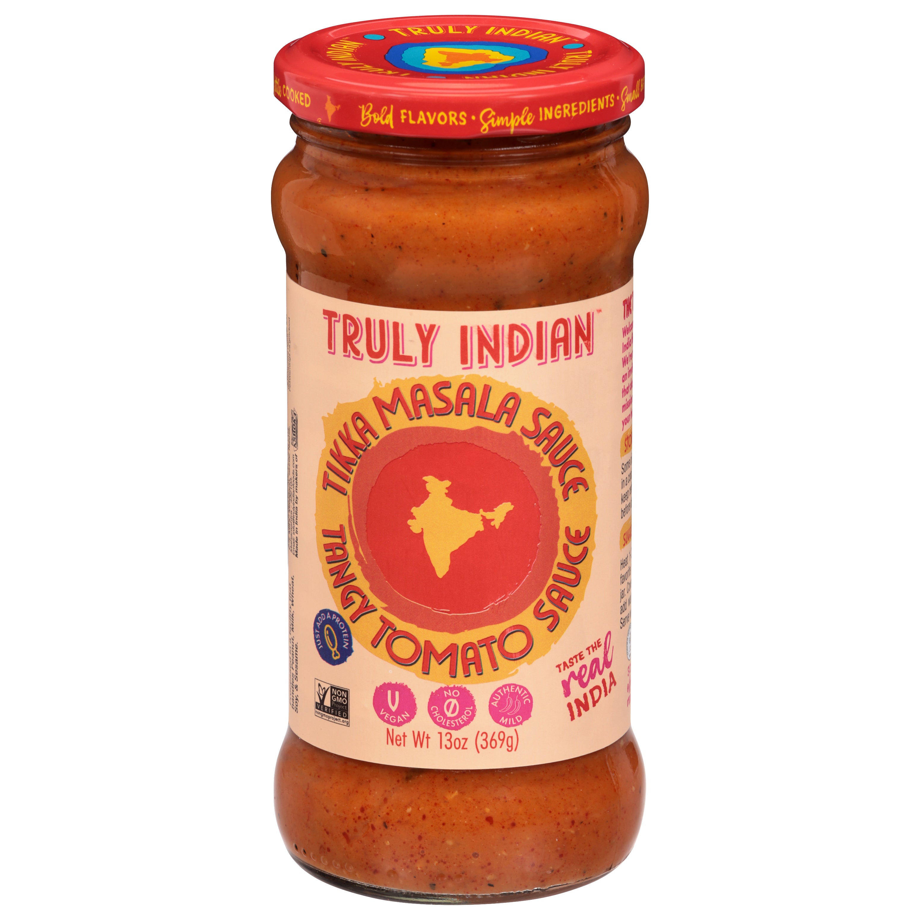 Truly Indian Tangy Tomato Tikka Masala Sauce 13 oz - Case of 6