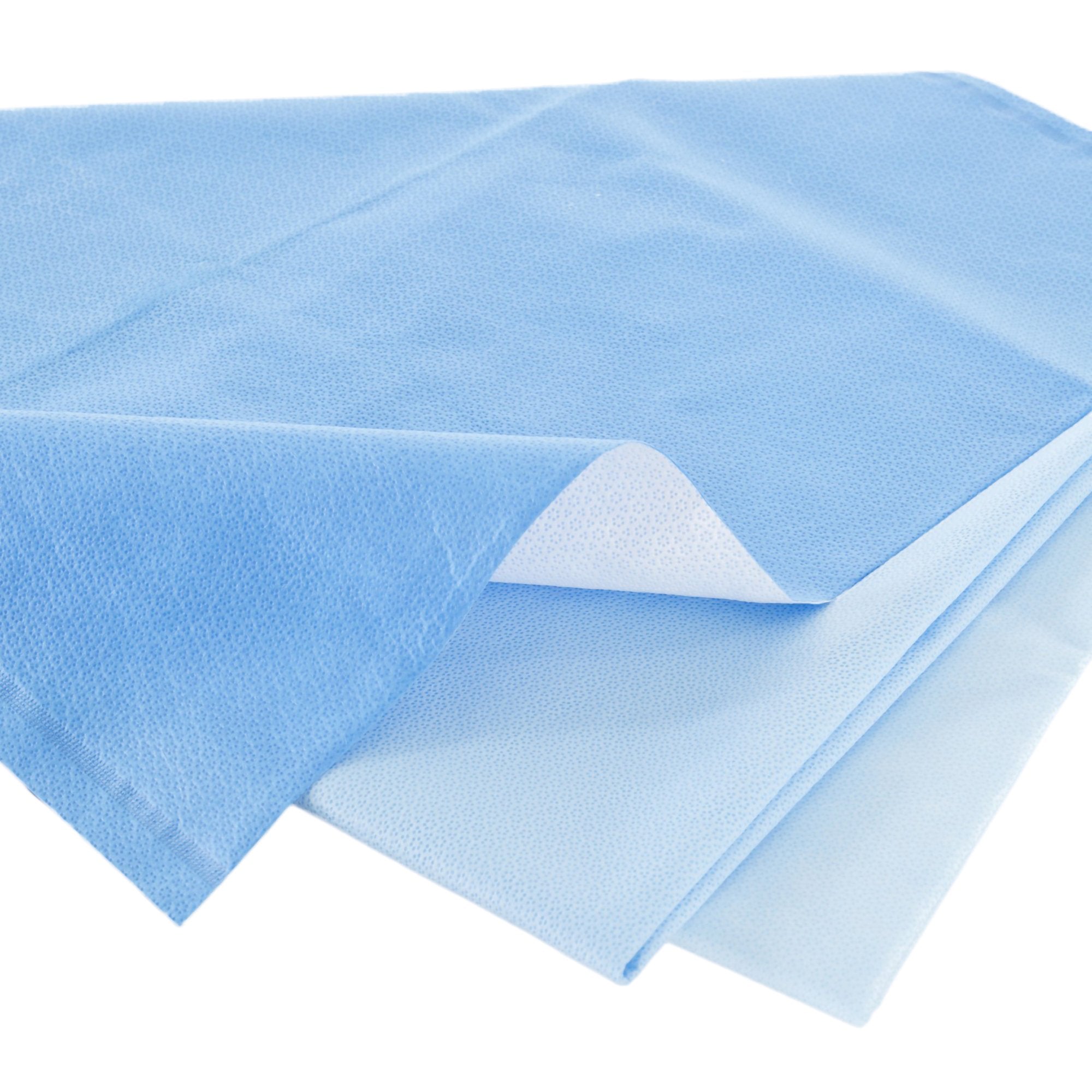 O&M Halyard Inc - QUICK CHECK* H300 Sterilization Wrap White / Blue 48 X 48 Inch Dual Layer SMS Polypropylene Steam / EO Gas / Hydrogen Peroxide [24/BG]