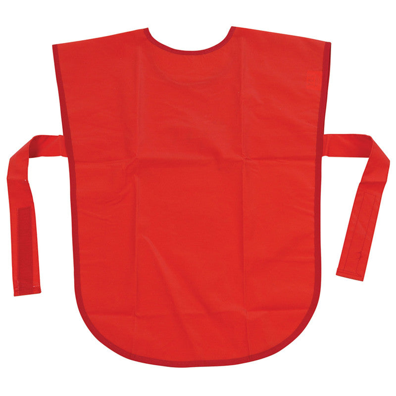 Vinyl Primary Art Smock, Ages 3+, Red, 22" x 16", 1 Piece