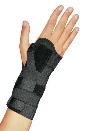 DJO - Wrist Brace ProCare® Universal CTS Aluminum / Elastic Left or Right Hand Black Large [1/EA]