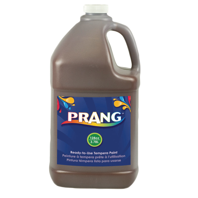 PRANG - Ready-to-Use Tempera Paint, Brown, 1 Gal
