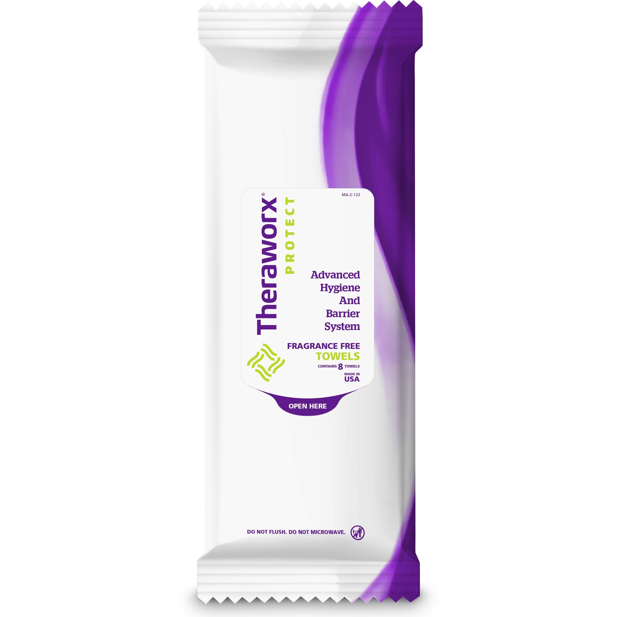 Avadim - Personal Hygiene Barrier Wipe Theraworx® Protect Advanced Hygiene Barrier System Soft Pack Unscented 8 Count [1/EA]