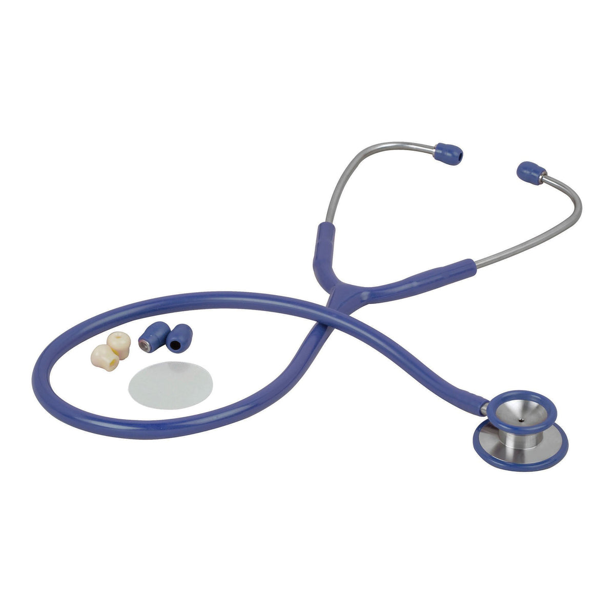Veridian Healthcare LLC - Clinician Stethoscope Veridian Blue 1-Tube 25 Inch Tube Double Sided Chestpiece [1/EA]
