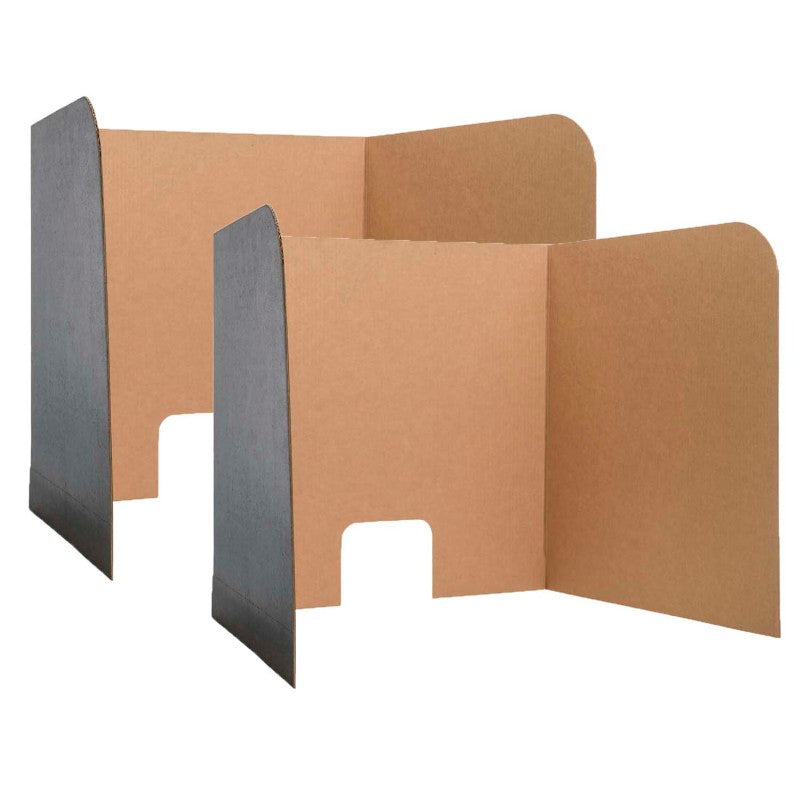 FLIPSIDE PRODUCTS - Computer Lab Privacy Screens, Small, 22" x 22.5" x 20", 3 Per Packs, 2 Packs