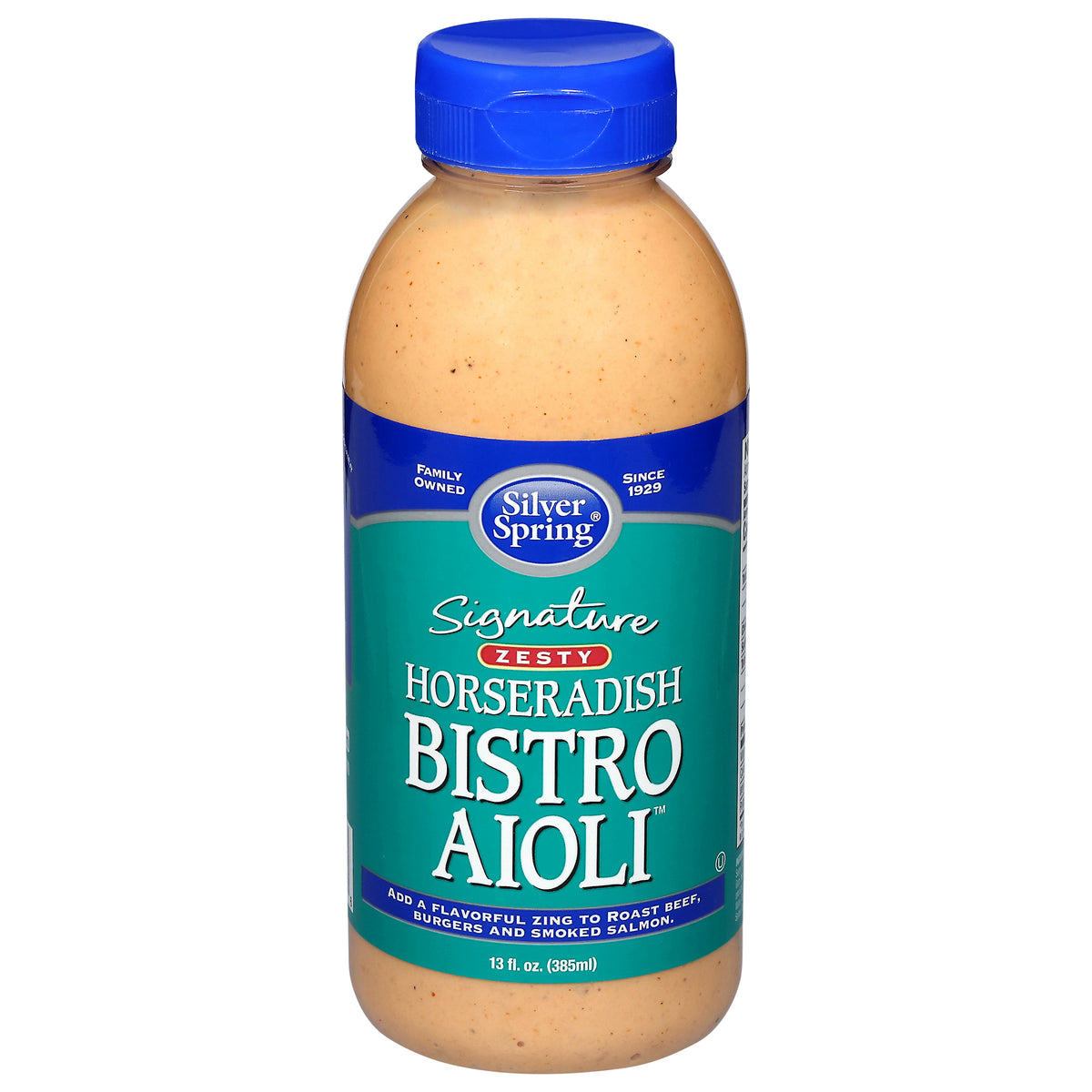 Silver Spring Signature Zesty Horseradish Bistro Aioli 13 fl oz - Case of 6