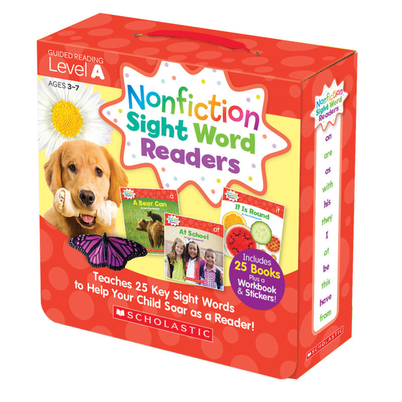 SCHOLASTIC TEACHING SOLUTIONS - Nonfiction Sight Word Readers Set, Level A, Set of 25 Books