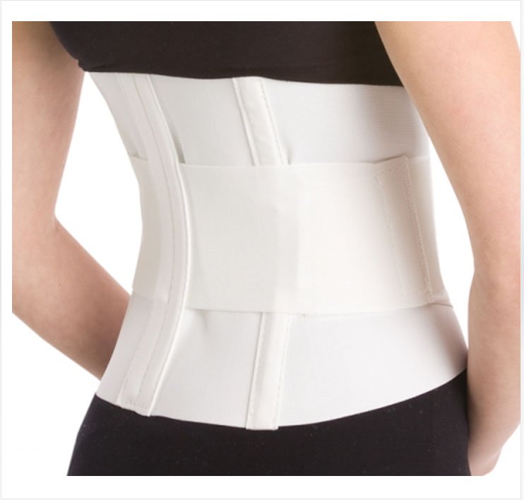 DJO - Back Support ProCare® Large Hook and Loop Closure 39 to 42 Inch Waist or Hip Circumferencee 10 Inch Height Adult [1/EA]