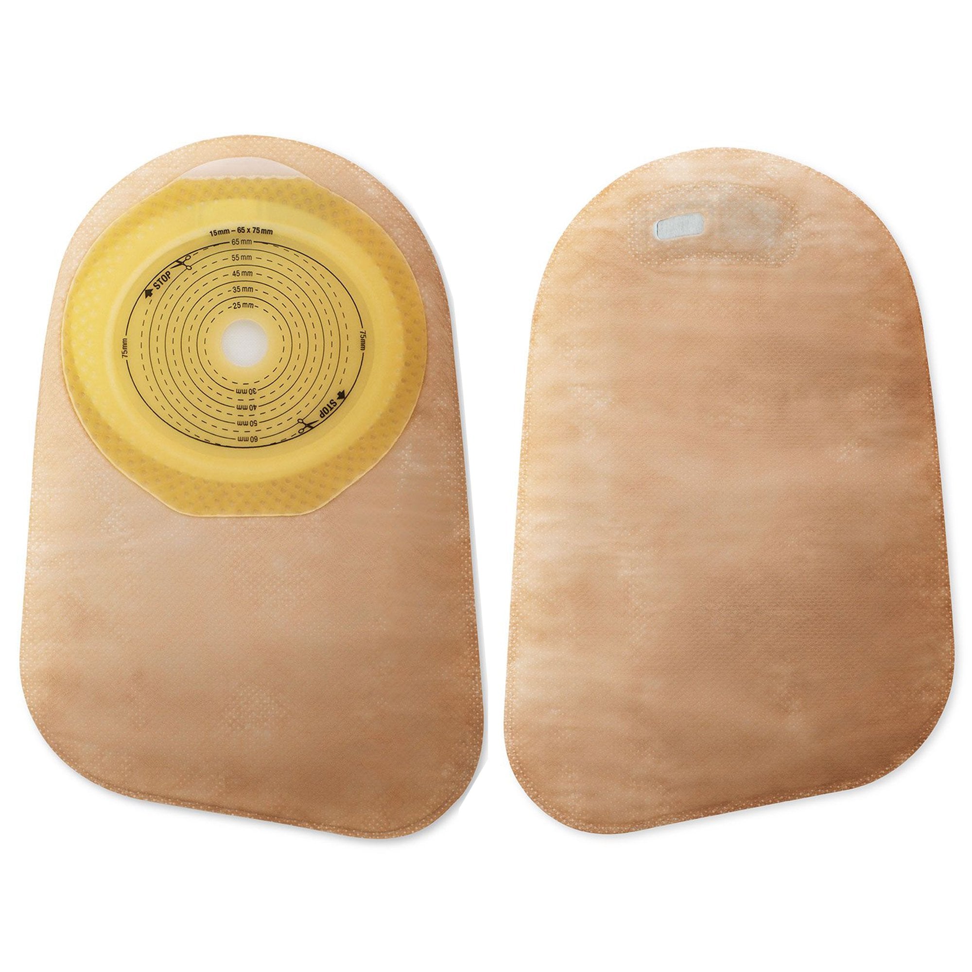 Hollister - Ostomy Pouch Premier™ One-Piece System 9 Inch Length Flat, Pre-Cut 1-3/16 Inch Stoma Closed End [30/BX]