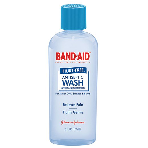 Johnson & Johnson Consumer - Pain Relieving Antiseptic Band-Aid® Hurt-Free® Topical Liquid 6 oz. Bottle [1/EA]