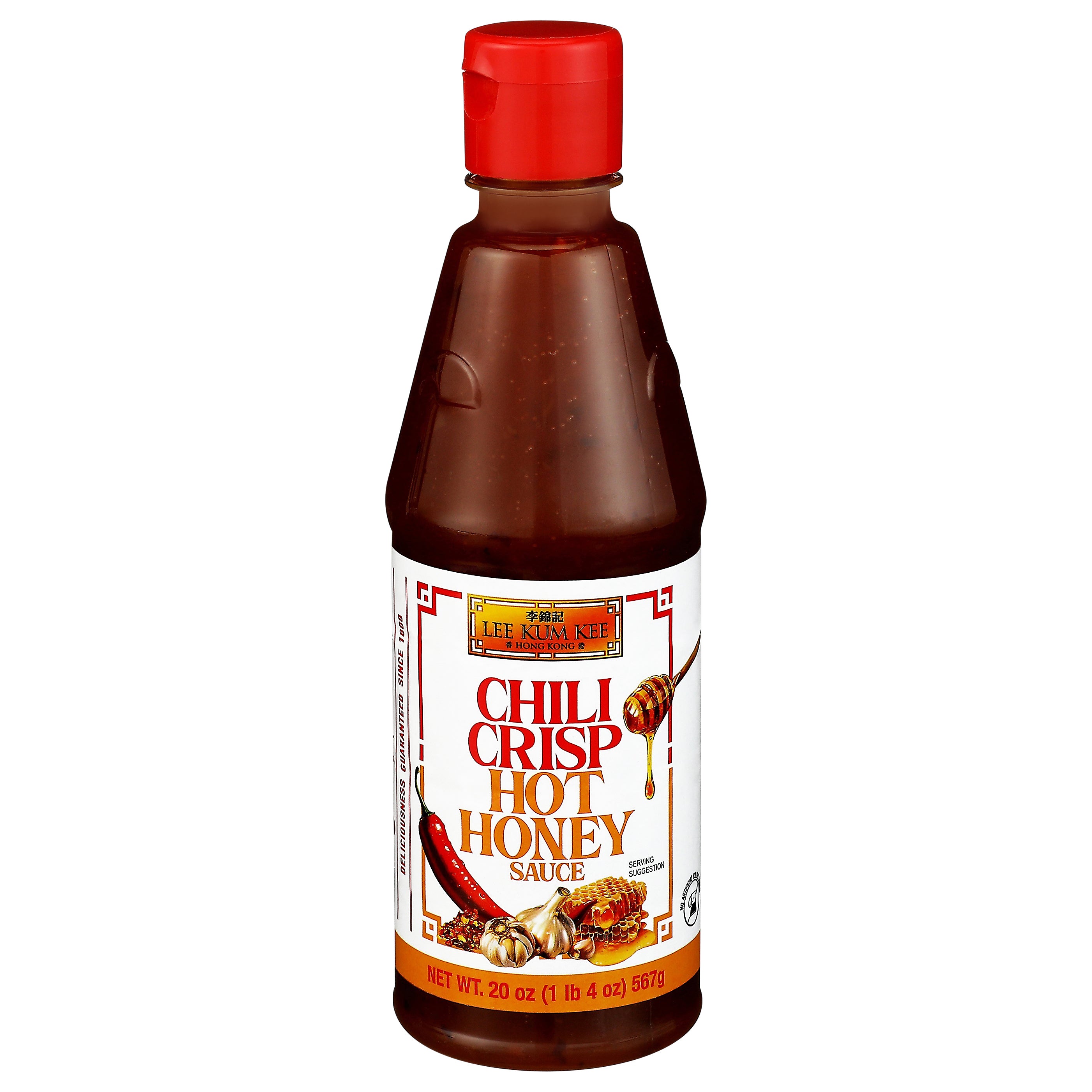 Lee Kum Kee Chili Crisp Hot Honey Sauce 20oz - Case of 6