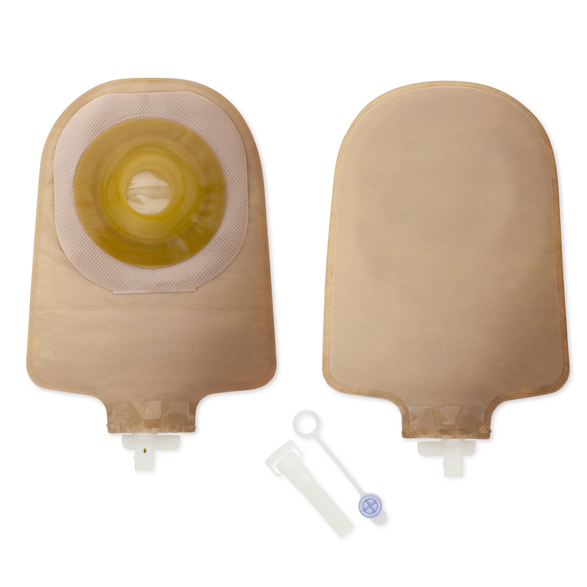Hollister - Urostomy Pouch Premier™ One-Piece System 9 Inch Length Convex, Pre-Cut 1-1/4 Inch Stoma Drainable [5/BX]