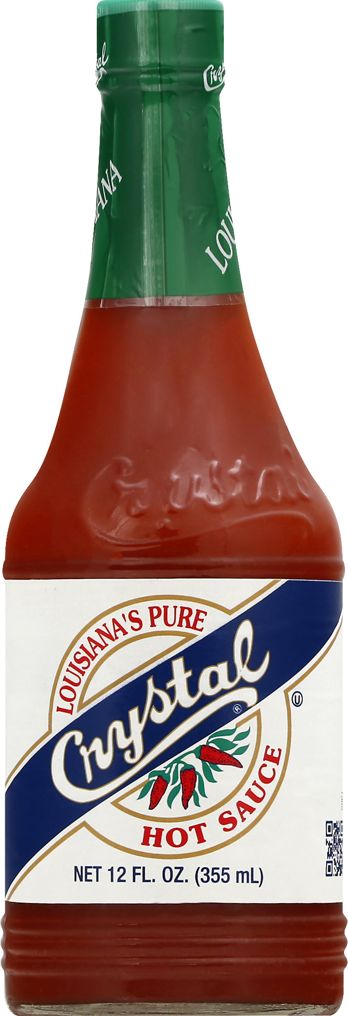 Crystal Louisiana's Pure Hot Sauce 12 oz - Case of 12