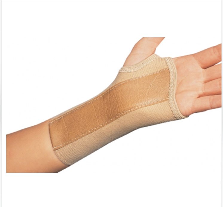 DJO - Wrist Brace ProCare® Low Profile / Contoured / Wraparound Aluminum / Cotton / Elastic Right Hand Beige Small [1/EA]