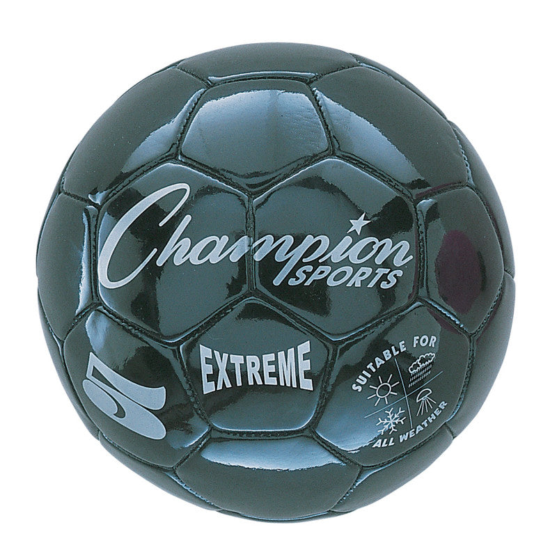 CHAMPION SPORTS - Extreme Soccer Ball, Size 5, Black