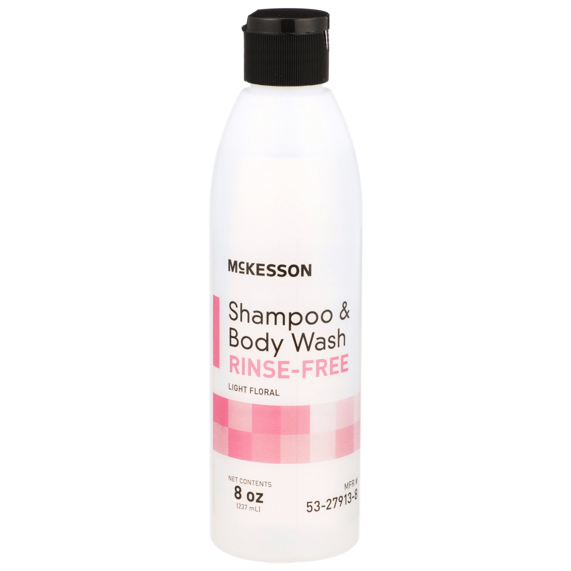 McKesson Brand - Rinse-Free Shampoo and Body Wash McKesson 8 oz. Flip Top Bottle Light Floral Scent [1/EA]