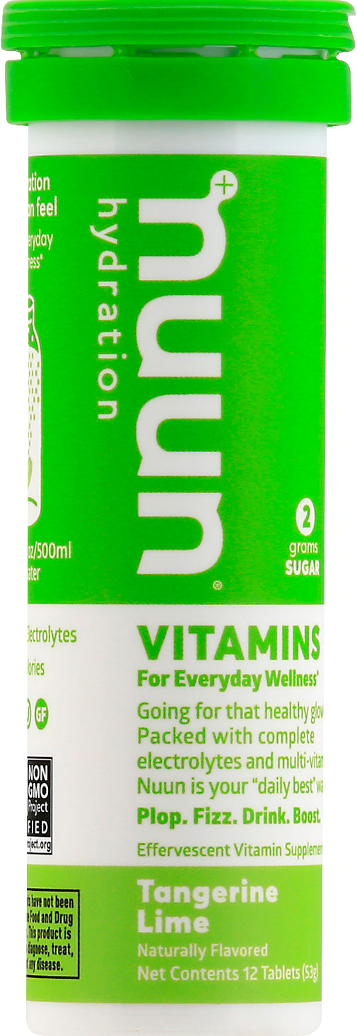 Nuun Hydration Tablets Tangerine Lime Vitamins 12 ea - Case of 8