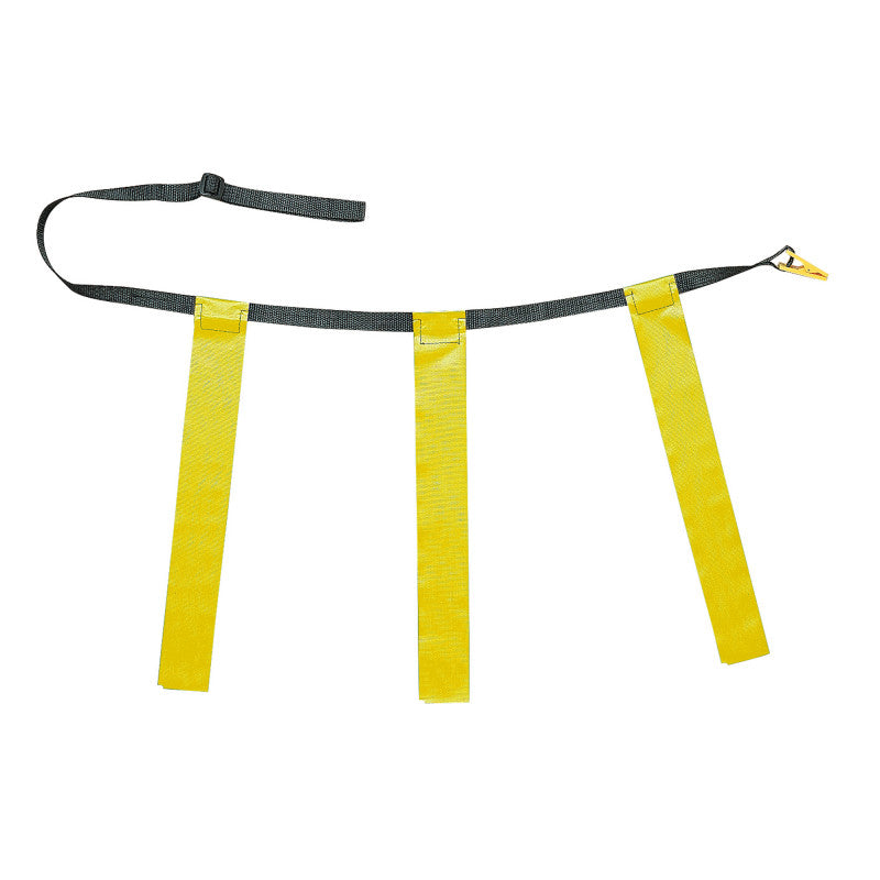 CHAMPION SPORTS - Triple Flag Football Set, Youth, Yellow, 25"-31", 12 per pack