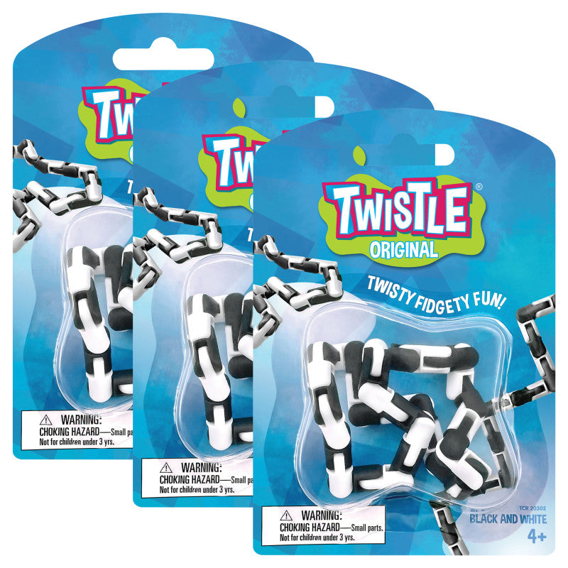 TEACHER CREATED RESOURCES - Twistle Original, Black & White, Pack of 3