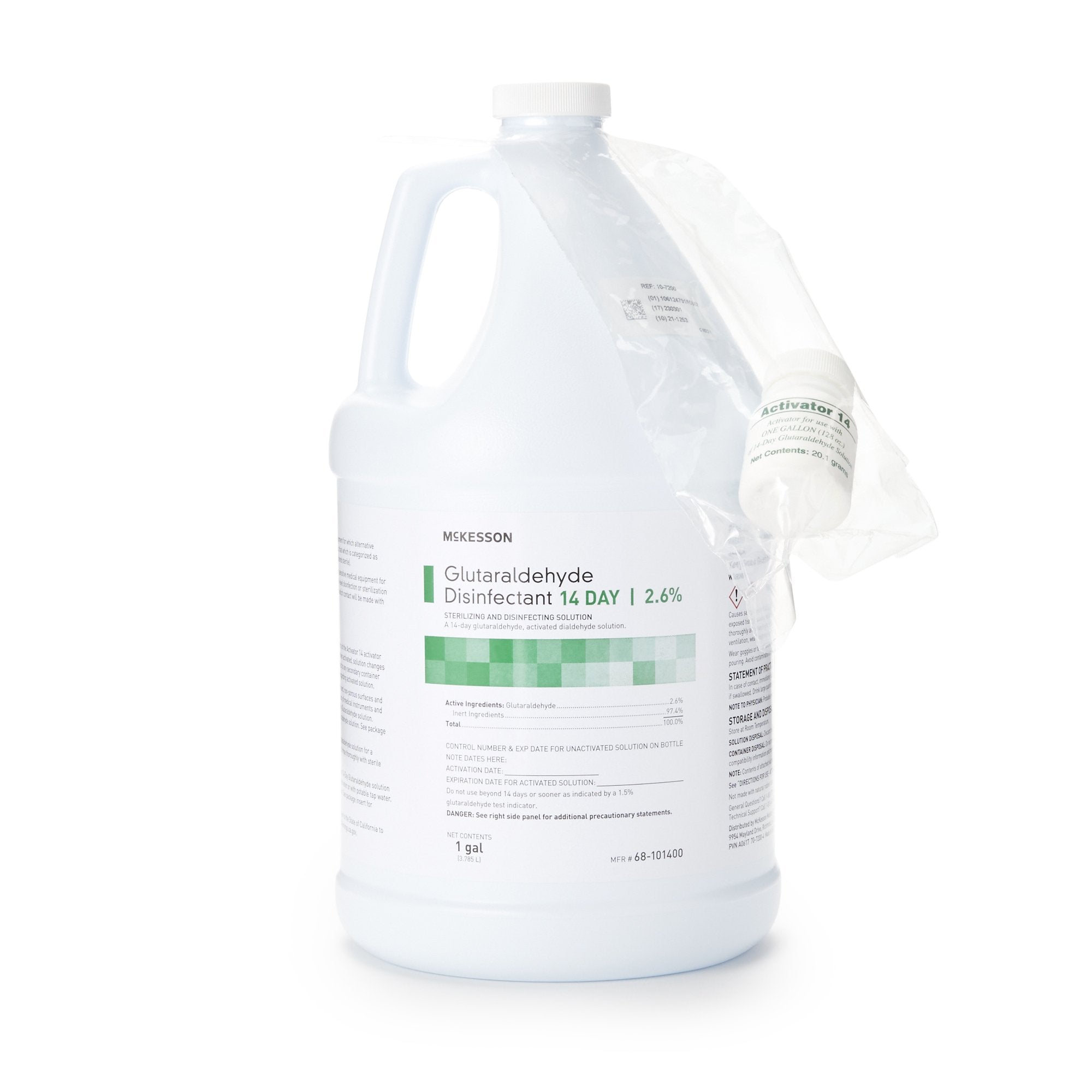 McKesson Brand - Glutaraldehyde High-Level Disinfectant McKesson 14 Day Activation Required Liquid 1 gal. Jug Reusable [1/GL]