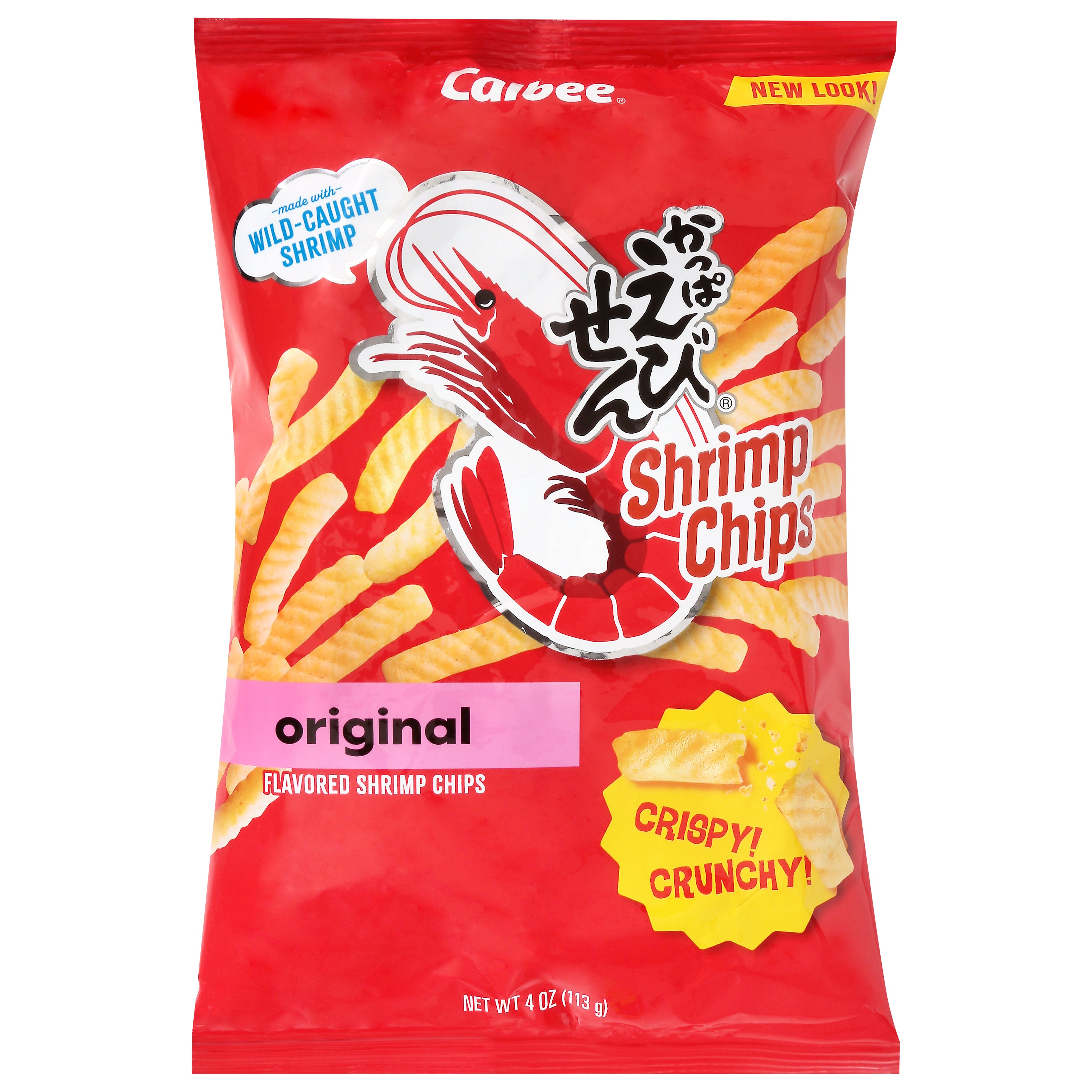 Calbee Original Shrimp Chips 4 oz - Case of 6