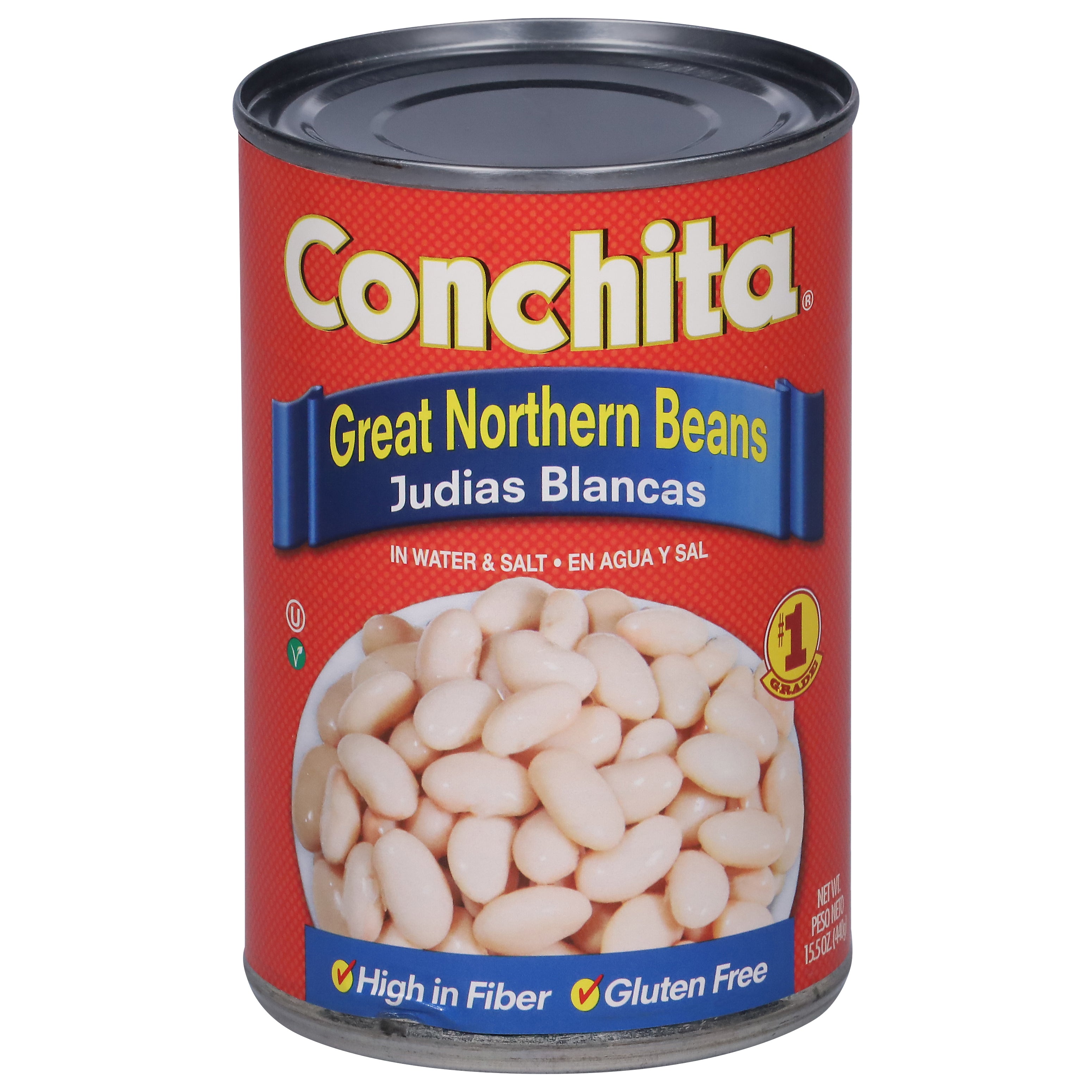 Conchita Great Northern Beans in Water & Salt 15.5 oz - Case of 24