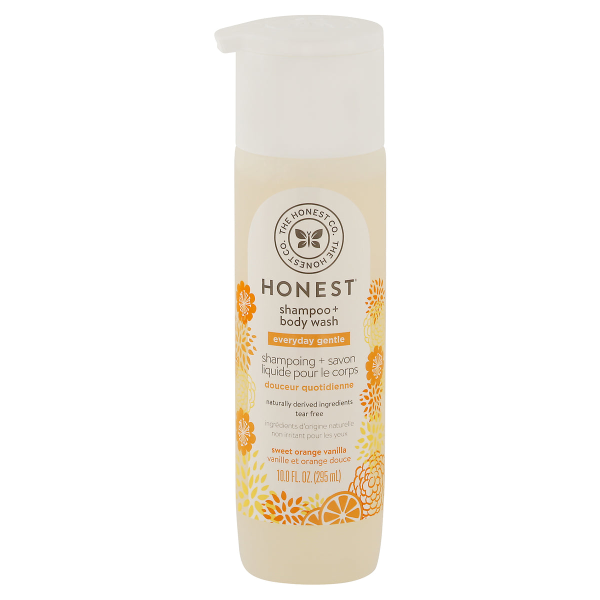 Honest Everyday Gentle Sweet Orange Vanilla Shampoo + Body Wash 10.0 fl oz - Case of 1