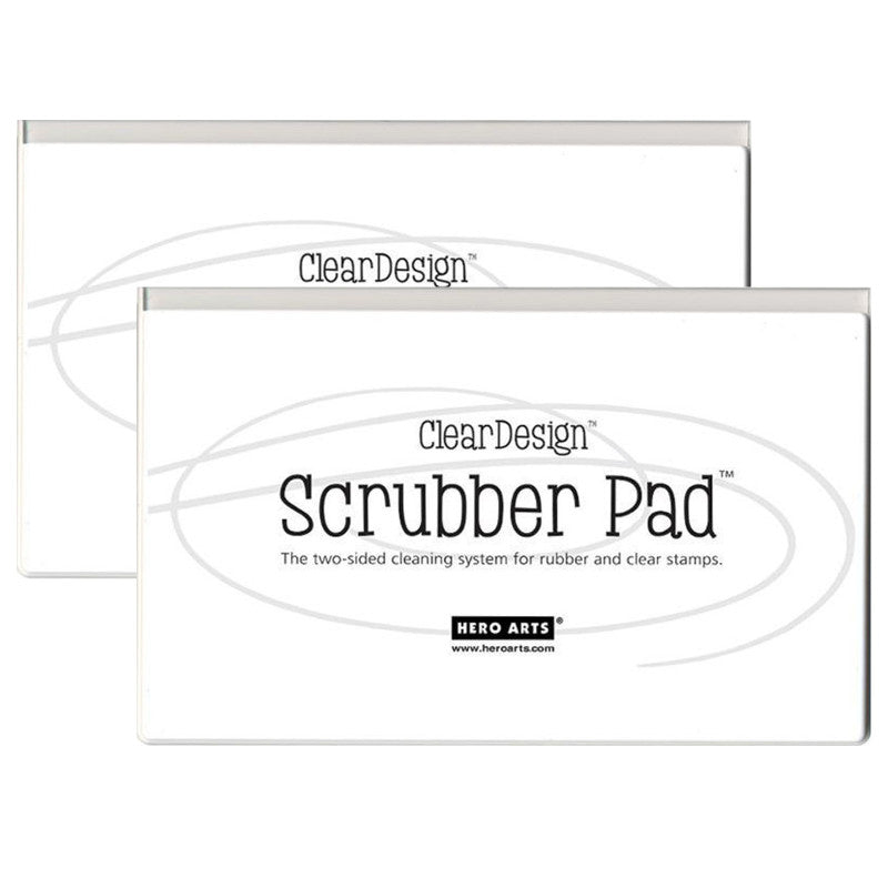 HERO ARTS - Clear Design Scrubber Pad, Pack of 2